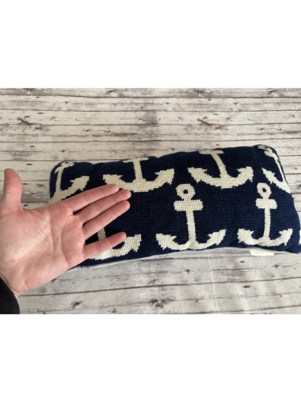Pottery Barn Kids Crochet Pillow 8